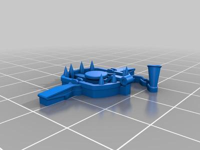 Gloomhaven Bear Trap with Chain (thick)
