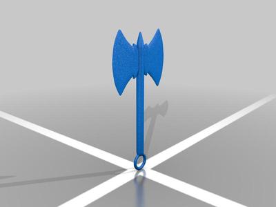 Axe keychain