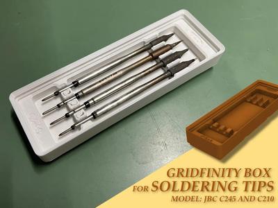 Gritfinity box for JBC Soldering Tip C245 and C210   