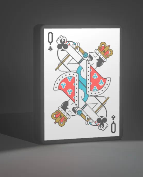 LightBox Rey de Tréboles – Diseño de carta inspirado en Freddie Mercury   