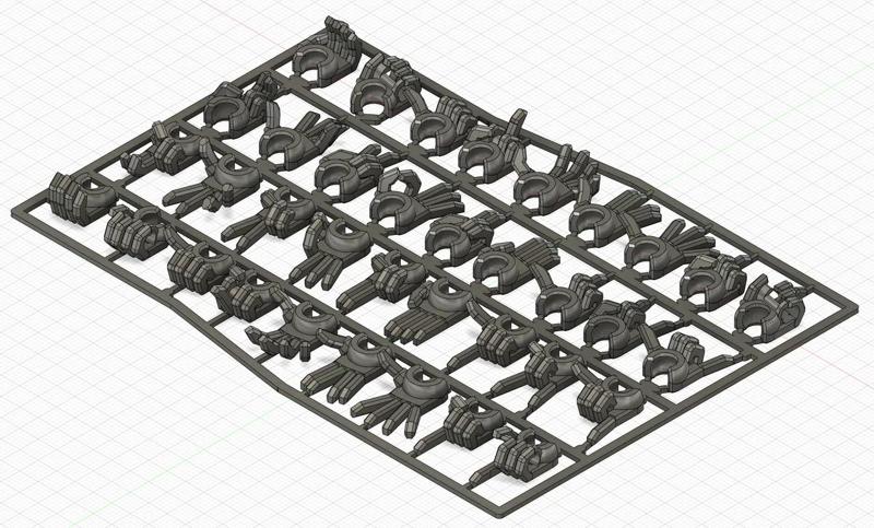 Dummy 13 - hand megapack on runners   