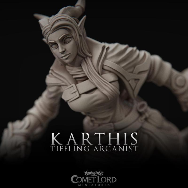 Karthis, The Tiefling Arcanist