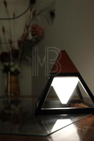 Modern Pyramid Style Lamp