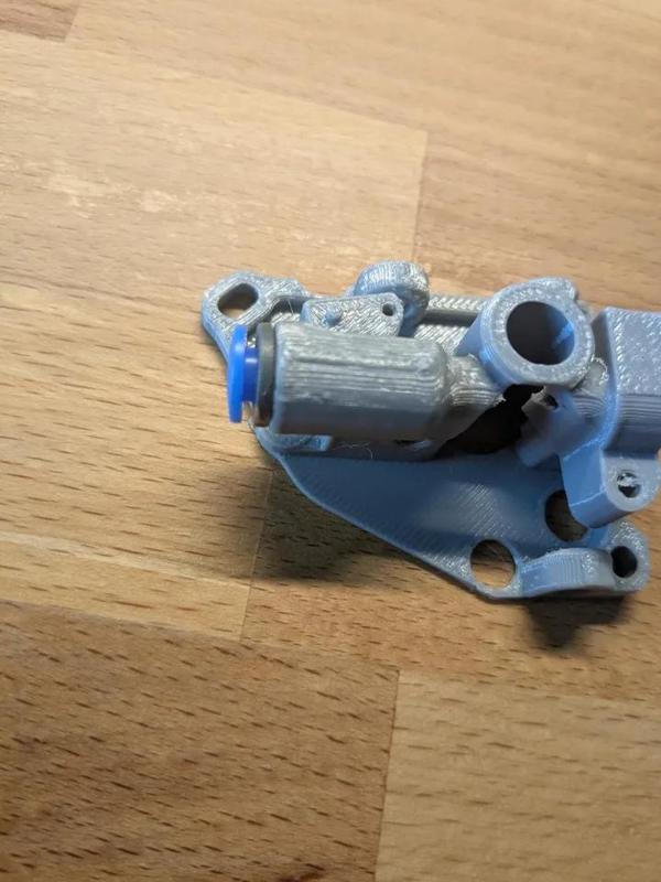 K1 bmg extruder with filament cutter and ECAS Fitting   