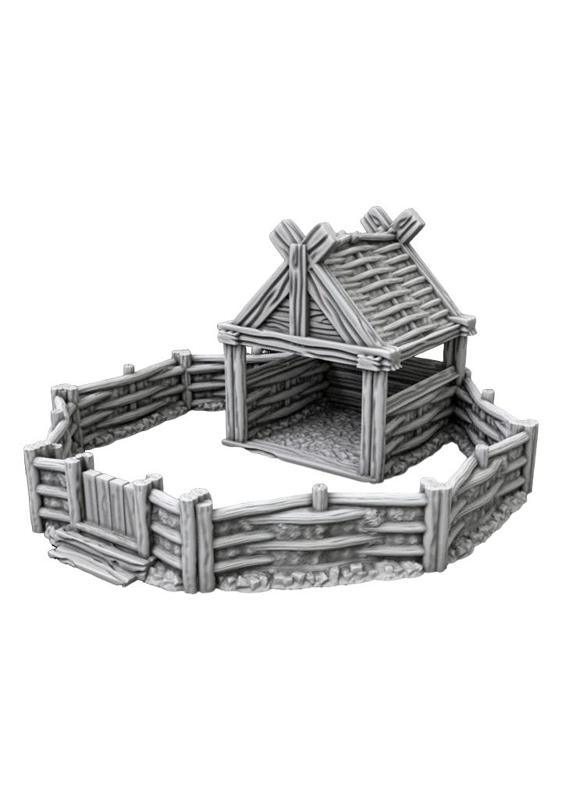 WICKER ANIMAL PEN