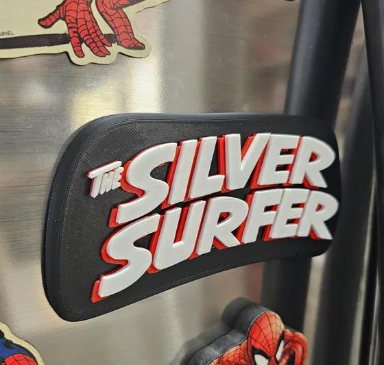 Silver Surfer 3D Logo (Single Extruder)   
