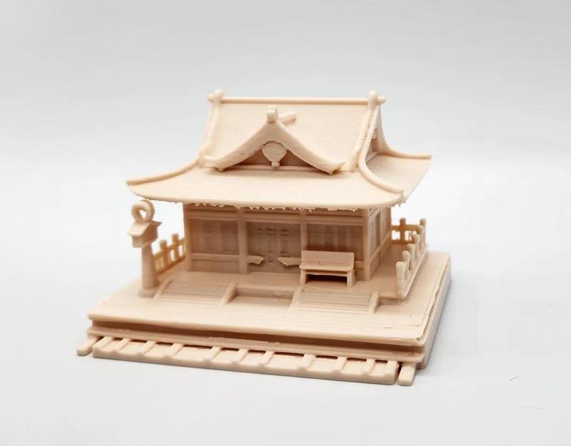 Japanese Train Station Miniature   