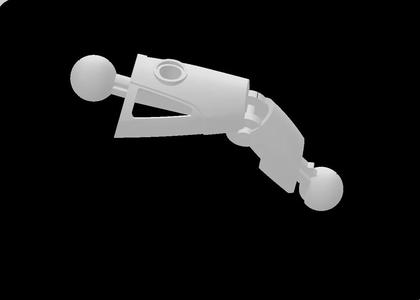 Lego Compatible (43557.dat) Bionicle Compatible Toa Nuva Leg Section   