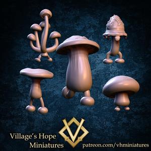 walking mushroom , legged mushroom