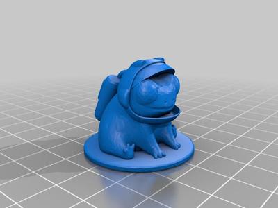Fred the frog but he's an astronaut