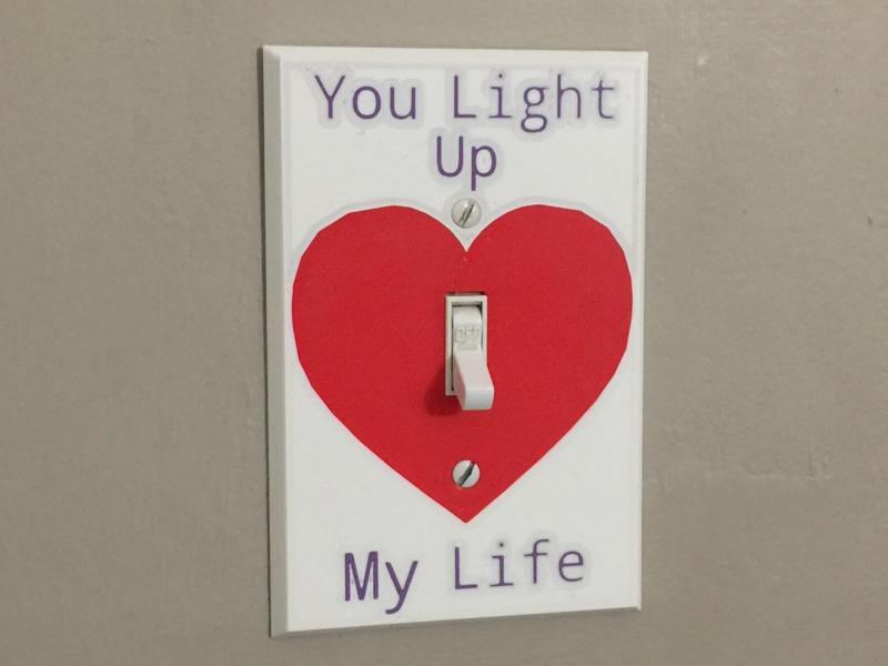 Valentines Light Switch Cover -Version 1