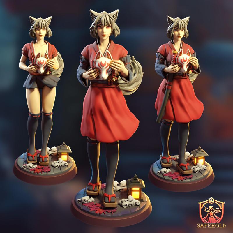 Inari- The Kitsune Girl 75 mm