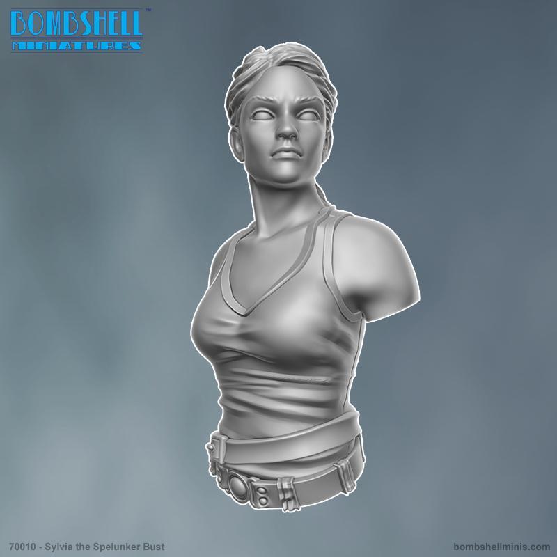 Sylvia the Spelunker Bust