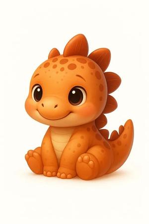 Estegosaurio Bebé Kawaii   