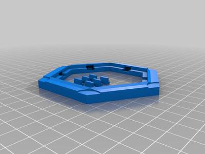 Catan 2.0 magnetic base and plugs separated