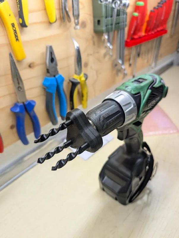 1 to 3 drill bit adaptator   