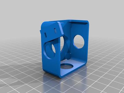 Ender 5 Plus extruder cap with loom holder