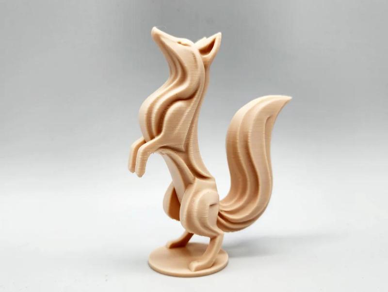 Dancing Fox Sculpture   