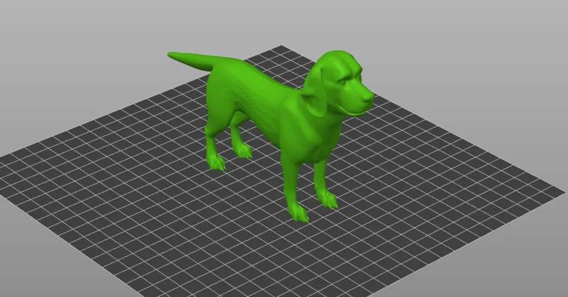 First AI generated Dog on printables   
