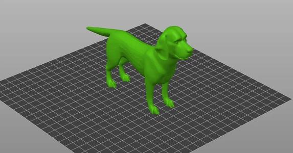 First AI generated Dog on printables   