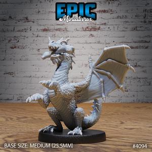 Green Dragon Wyrmling Playing ‧ DnD Miniature ‧ Tabletop Miniatures ‧ Gaming Monster ‧ 3D Model ‧ RPG ‧ DnDminis ‧ STL FILE