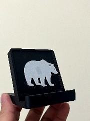 Bear Pattern Phone Stand