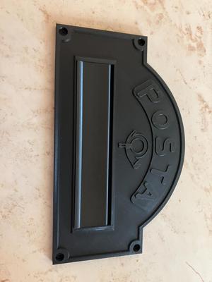 Post box with 180 mm Door