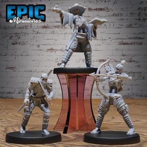Eastern Skeleton Army Set B ‧ DnD Miniature ‧ Tabletop Miniatures ‧ Gaming Monster ‧ 3D Model ‧ RPG ‧ DnDminis ‧ STL FILE