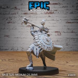 Native Jungle Champion Attack ‧ DnD Miniature ‧ Tabletop Miniatures ‧ Gaming Monster ‧ 3D Model ‧ RPG ‧ DnDminis ‧ STL FILE
