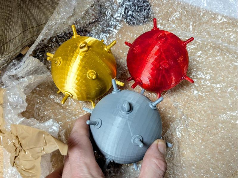 Christmas Tree bauble Sea Mine