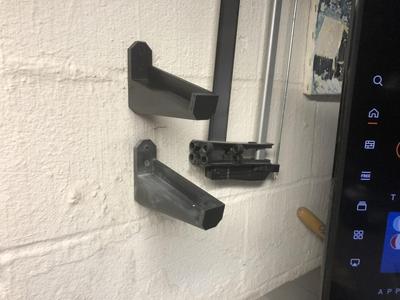 Slanted / Angled Wall Shelf Bracket (15 degrees)