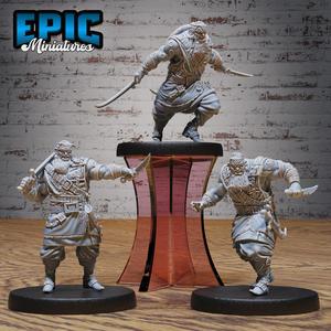 Coast Bandit Set ‧ DnD Miniature ‧ Tabletop Miniatures ‧ Gaming Monster ‧ 3D Model ‧ RPG ‧ DnDminis ‧ STL FILE