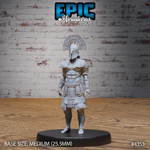 Olympian Soldier ‧ DnD Miniature ‧ Tabletop Miniatures ‧ Gaming Monster ‧ 3D Model ‧ RPG ‧ DnDminis ‧ STL FILE