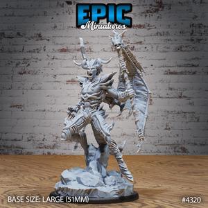 Devil Lord Magic ‧ DnD Miniature ‧ Tabletop Miniatures ‧ Gaming Monster ‧ 3D Model ‧ RPG ‧ DnDminis ‧ STL FILE