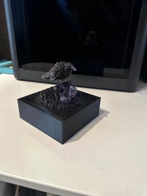 Box for characters with switch hole