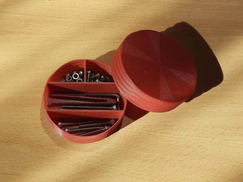 quick vase mode screw container with 1/3/4/5 compartments and a twist
