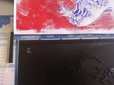Ukiyo-e woodblock print support