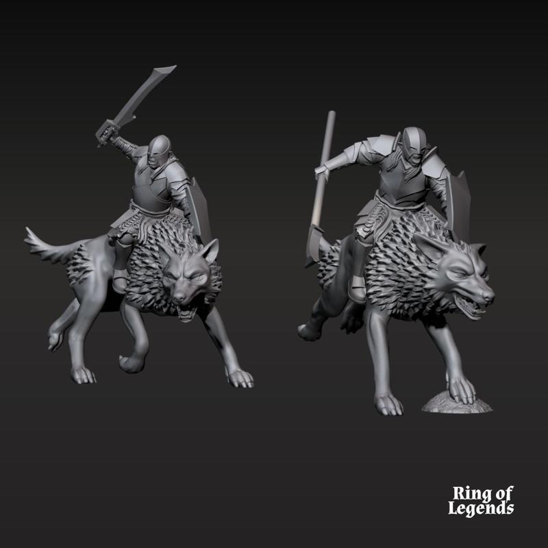 2x Rider Super Orc - Mounted | Super Orcs | Fantasy | Ring of legends