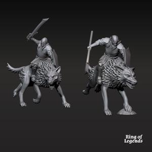 2x Rider Super Orc - Mounted | Super Orcs | Fantasy | Ring of legends