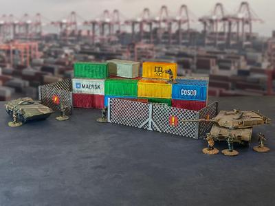 MODULAR SECURITY FENCE - CONTAINER PORT - FREE SAMPLE