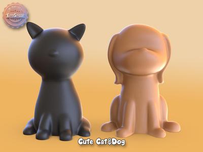Cute Cat&Dog