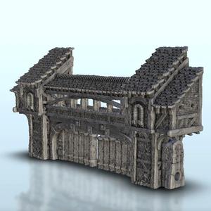 Medieval city gate - Medieval Gothic Feudal Old Archaic Saga 28mm 15mm