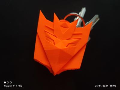 Transformers Autobots & Dececpticons logo key chain