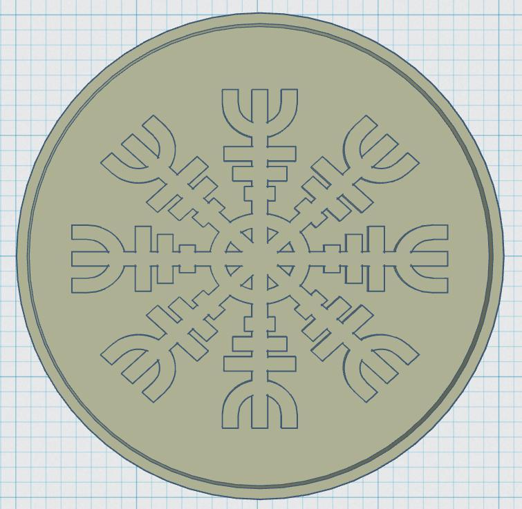 Viking Symbol Coaster 23