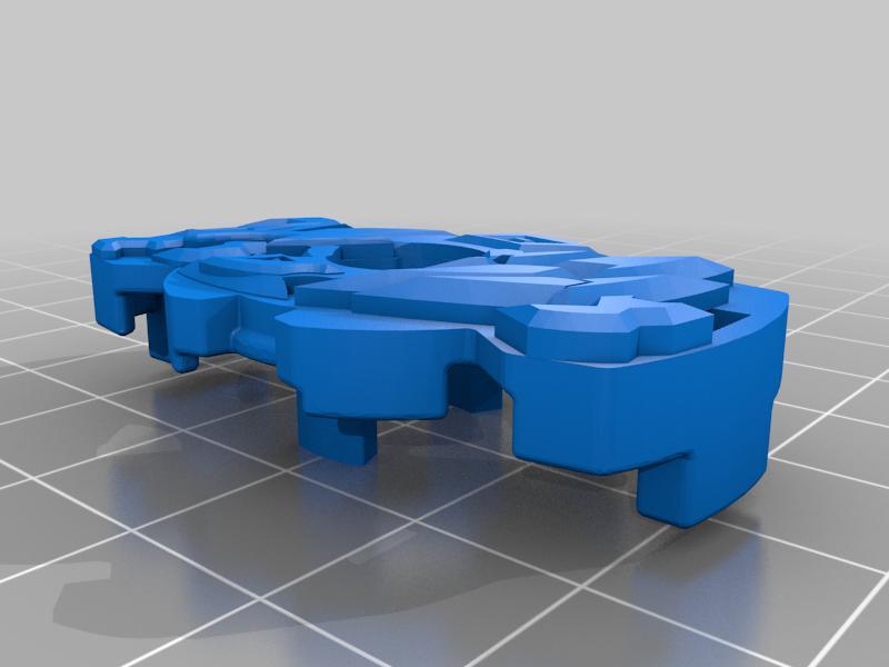 Beyblade Burst GT Dragon Chip (First Version Concept) Dual Spinning, No Teeth