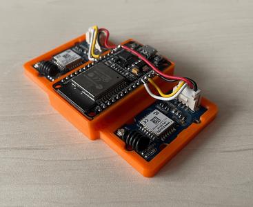 ESP32 & Dual Grove LoRa E5 Module Case