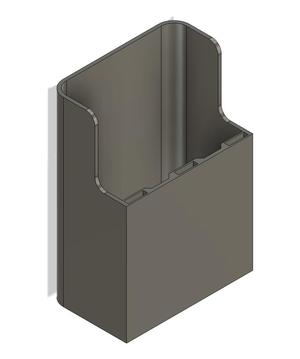 Magnetic Poop Chute Bambu Lab P1P P1S X1