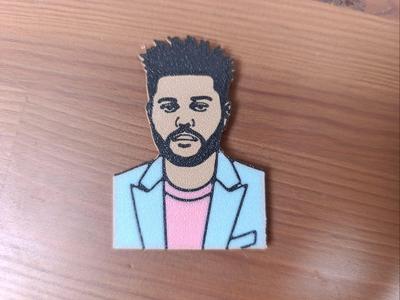 Weeknd keychain and magnet 