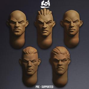Praetorian Stormguard - Warrior Head Set