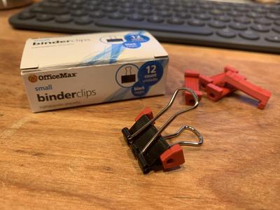 Filament Clip from Binder Clip